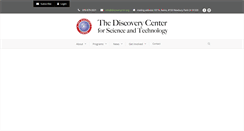 Desktop Screenshot of discoverycntr.org