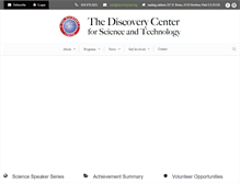 Tablet Screenshot of discoverycntr.org